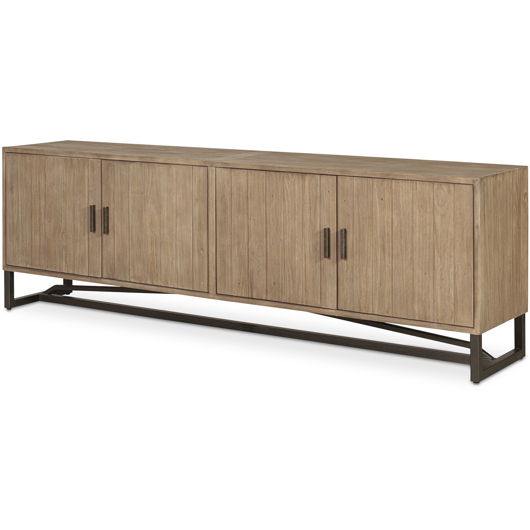 Sierra 79 inch Brown Media Unit